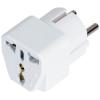 ADATTATORE UNIVERSALE VITO CON SPINA SCHUKO 16A BIANCO 